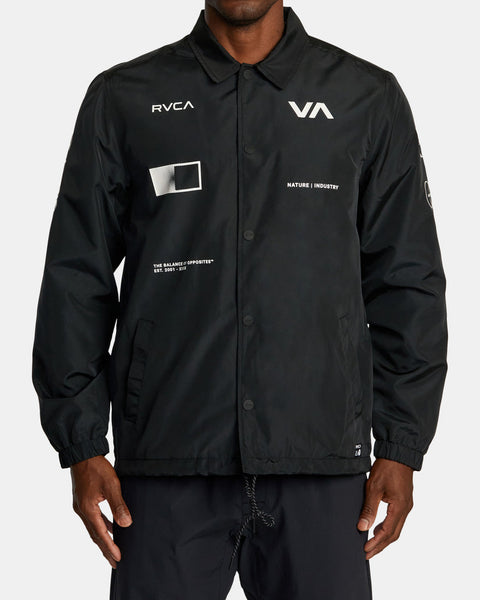 RVCA Radiate Windbreaker Coaches Jacket
