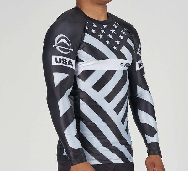 Fuji American Grappler Flex Lite Rashguard Black