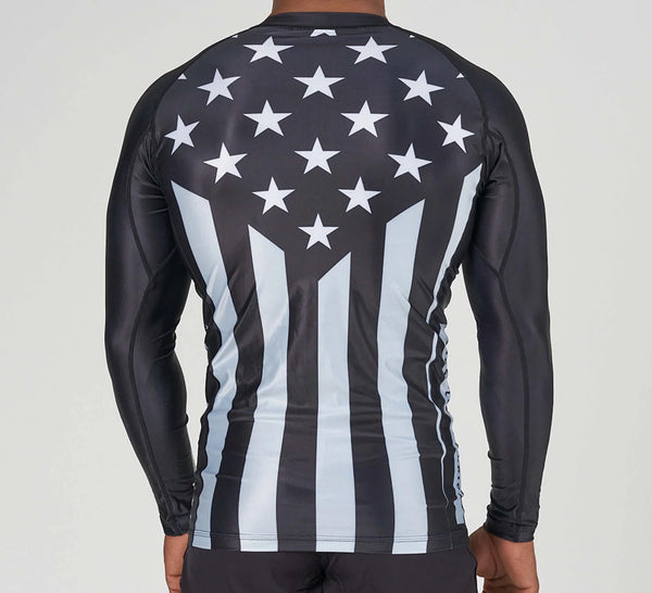 Fuji American Grappler Flex Lite Rashguard Black