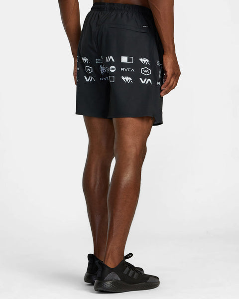 RVCA Yogger Stretch Elastic Shorts 17"