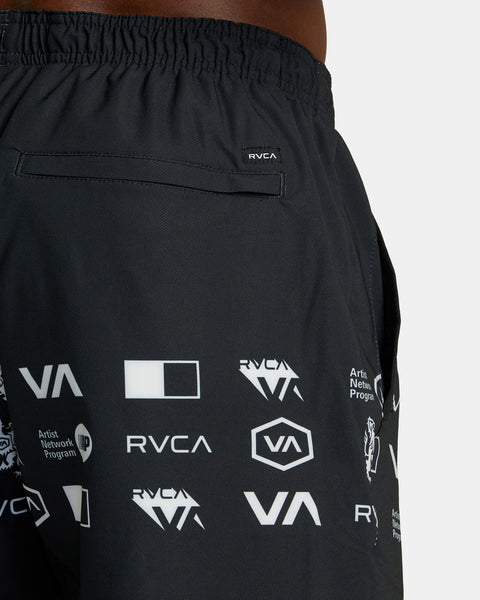 RVCA Yogger Stretch Elastic Shorts 17"