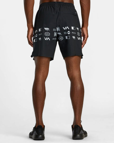 RVCA Yogger Stretch Elastic Shorts 17"