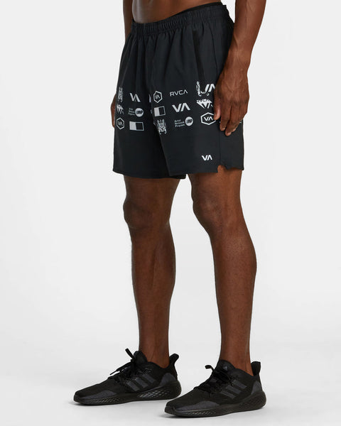 RVCA Yogger Stretch Elastic Shorts 17"