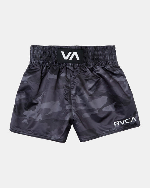 RVCA Muay Thai Mod Elastic Waist Boxing Shorts 15"