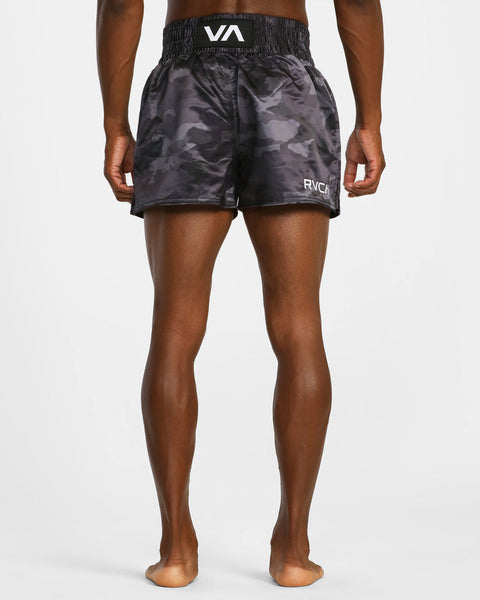 RVCA Muay Thai Mod Elastic Waist Boxing Shorts 15"