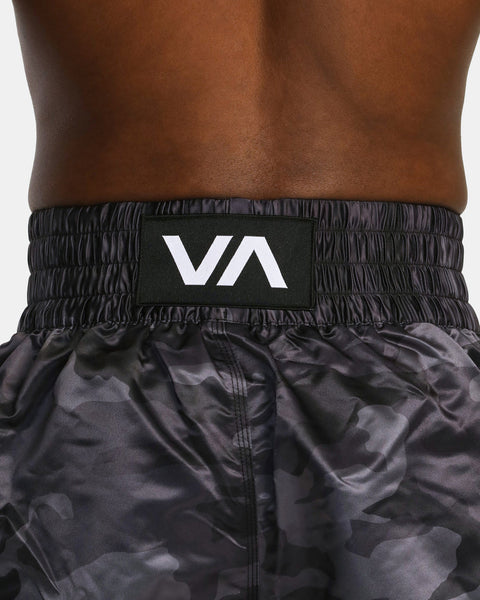 RVCA Muay Thai Mod Elastic Waist Boxing Shorts 15"