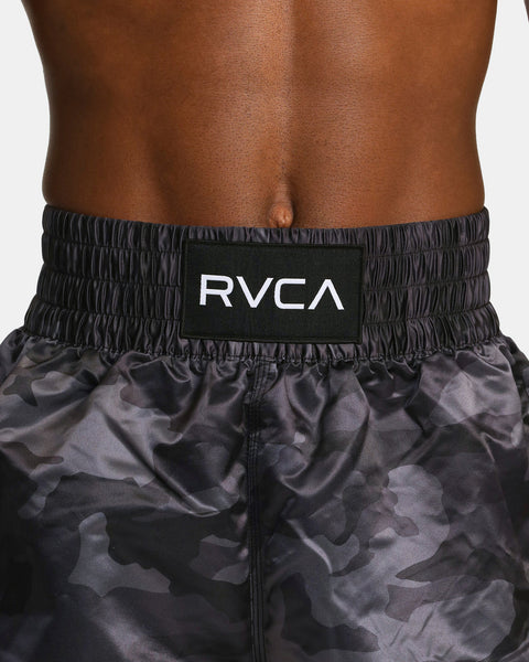 RVCA Muay Thai Mod Elastic Waist Boxing Shorts 15"