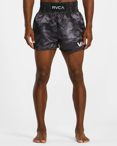 RVCA Muay Thai Mod Elastic Waist Boxing Shorts 15"