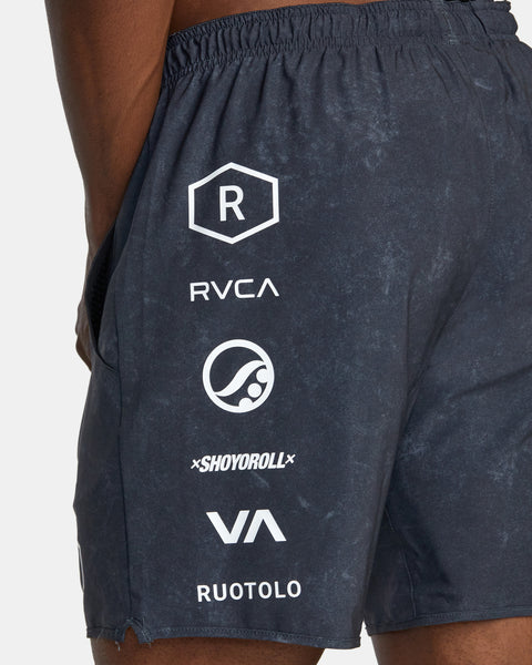 RVCA Ruotolo Brothers Yogger Stretch 17" Technical Training Shorts