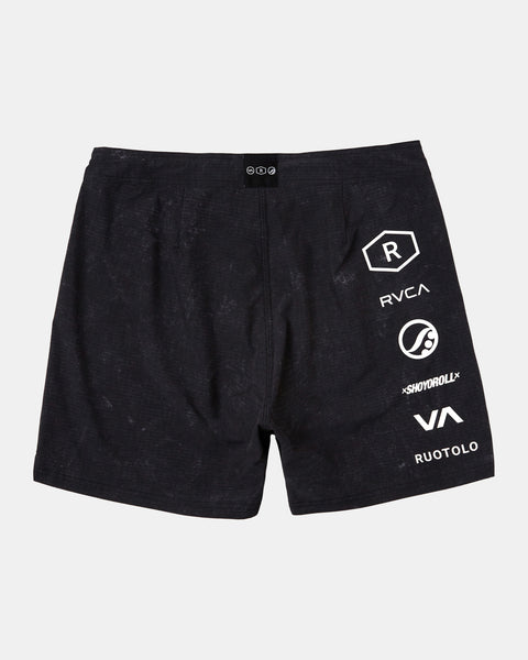 RVCA Ruotolo Brothers Fight Scrapper 17" Technical Training Shorts