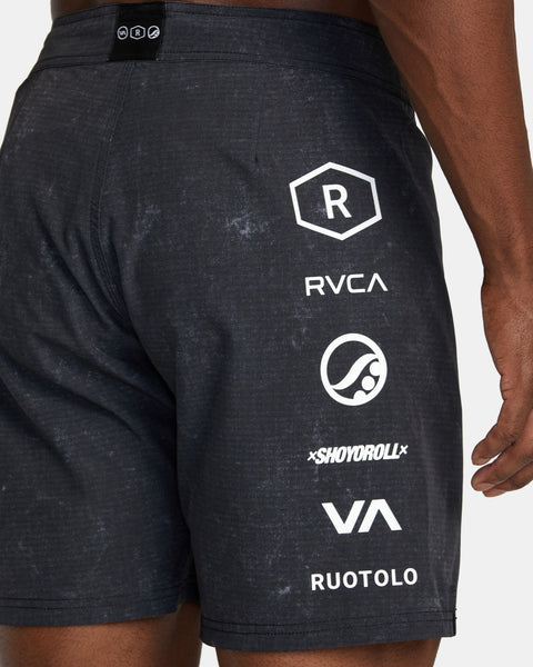 RVCA Ruotolo Brothers Fight Scrapper 17" Technical Training Shorts