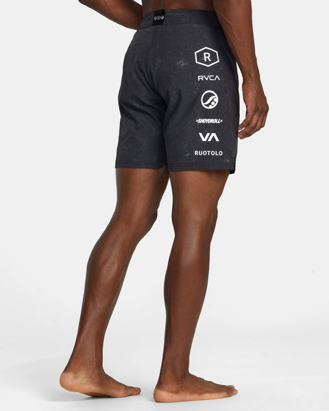 RVCA Ruotolo Brothers Fight Scrapper 17" Technical Training Shorts