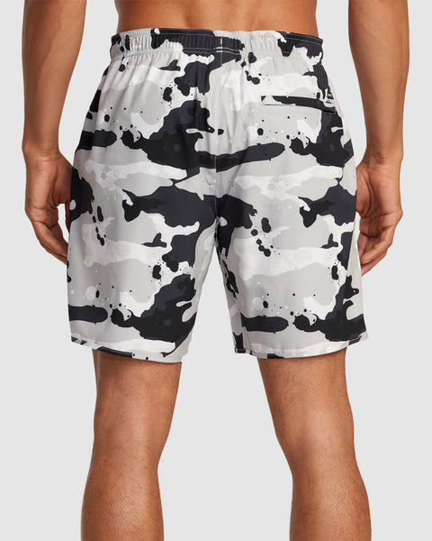 RVCA Bedwin x Stash Yogger Stretch 17" Elastic Waist Shorts