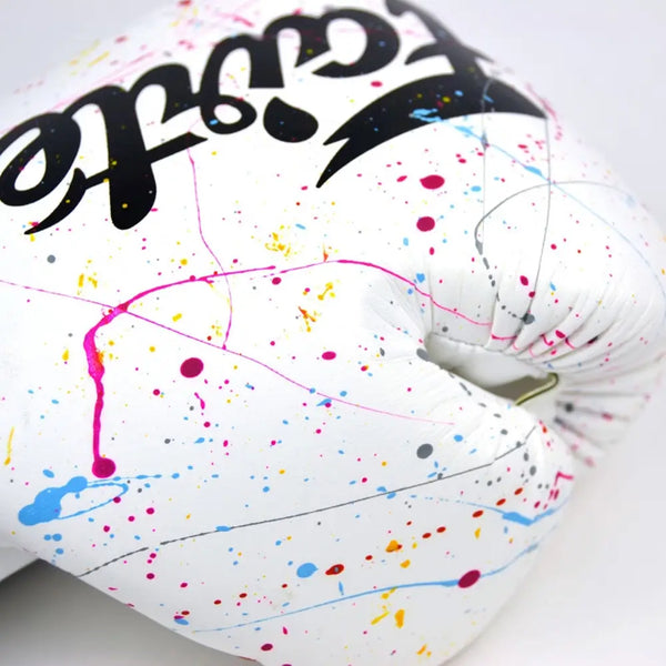 Fairtex BGV14 Painter White Muay Thai Gloves