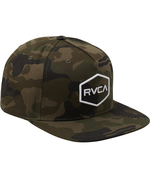 RVCA Boy's Commonwealth Snapback Hat