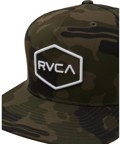 RVCA Boy's Commonwealth Snapback Hat