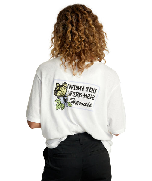 RVCA Hawaii Wish You Were Here Graphic Tee