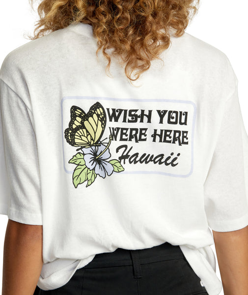 RVCA Hawaii Wish You Were Here Graphic Tee