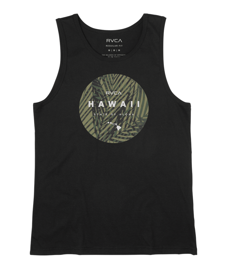 RVCA Hawaii Motors Camo Tank Top