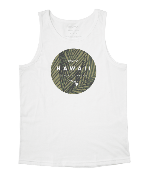 RVCA Hawaii Motors Camo Tank Top