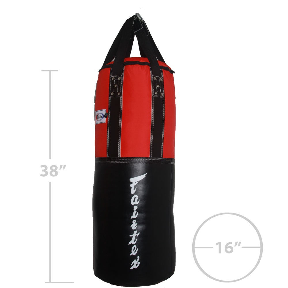 Fairtex Leather Nylon Extra Wide 70LB. Heavy Bag