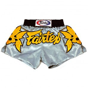Fairtex Muay Thai Kickboxing Shorts – Adult Unisex, Made In Thailand, Choose Color: Red/Black/Blue/Gold/White