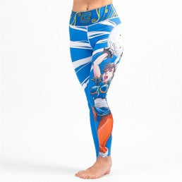 Fusion Street Fighter Chun-Li Women’s Spats (Tights) - Bridge City Fight Shop
