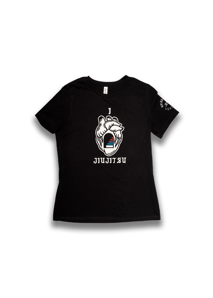 Bridge City Fight Shop I Heart Jiu Jitsu Women's Tee