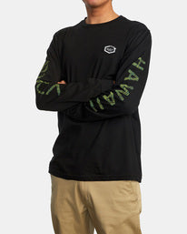 RVCA Hawaii Hex Long Sleeve Tee