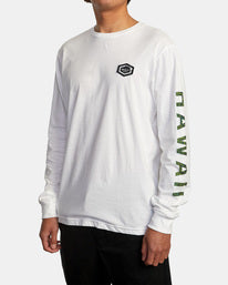 RVCA Hawaii Hex Long Sleeve Tee