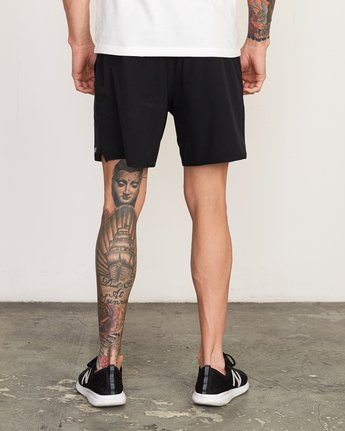 RVCA Yogger Stretch Athletic Shorts 17" (multicolors)