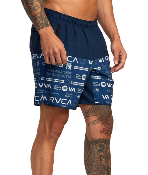 RVCA Yogger Stretch Elastic Shorts 17"