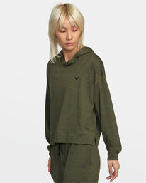 RVCA Cable Cropped Workout Hoodie