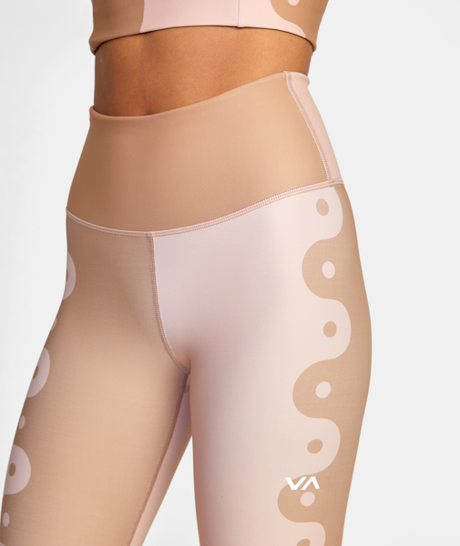 RVCA Linear Yang Workout Leggings