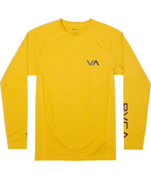 RVCA Solid Long Sleeve Rashguard