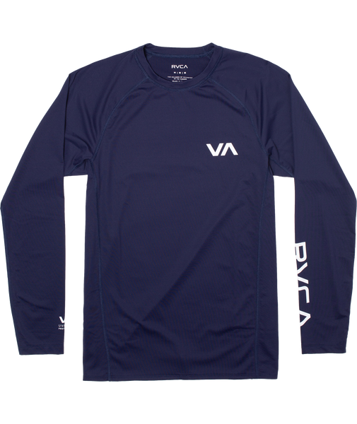 RVCA Solid Long Sleeve Rashguard