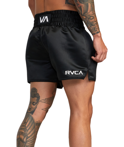 RVCA Muay Thai Mod Elastic Waist Boxing Shorts 15"