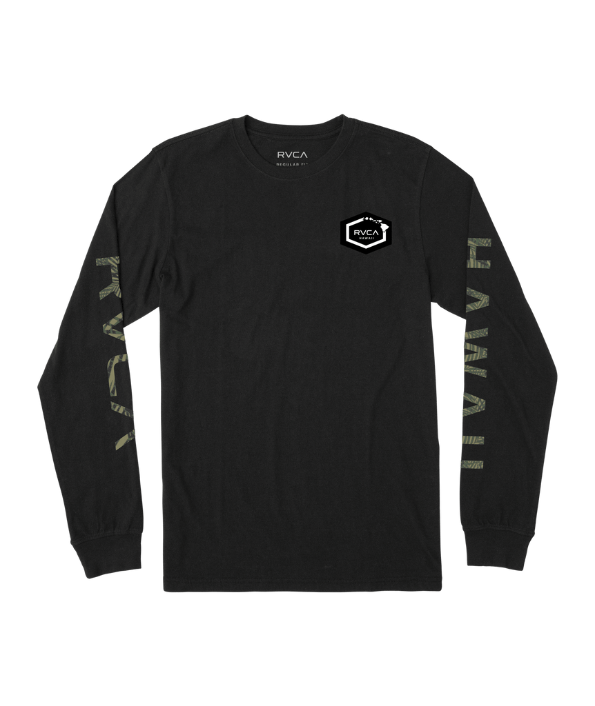 RVCA Hawaii Hex Long Sleeve Tee