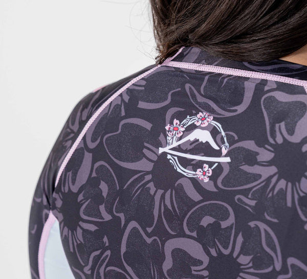 Fuji Women's Blossom Rashguard Black/Pink