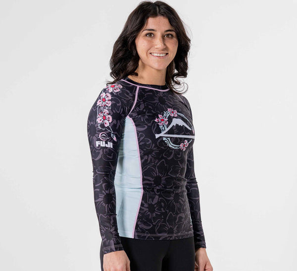 Fuji Women's Blossom Rashguard Black/Pink