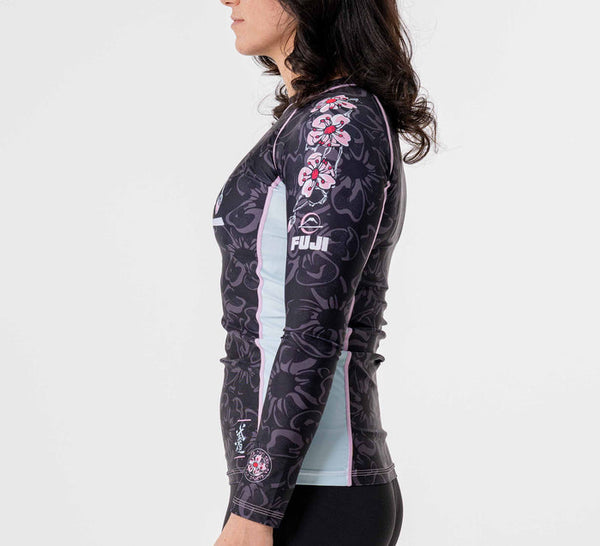 Fuji Women's Blossom Rashguard Black/Pink