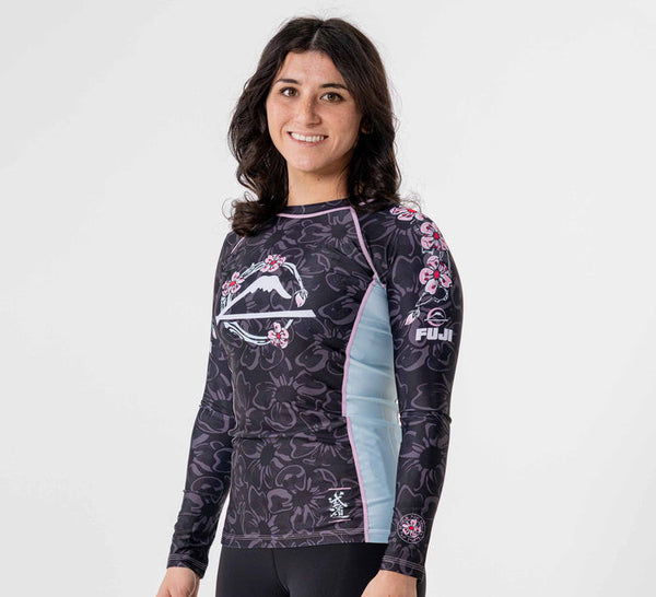 Fuji Women's Blossom Rashguard Black/Pink