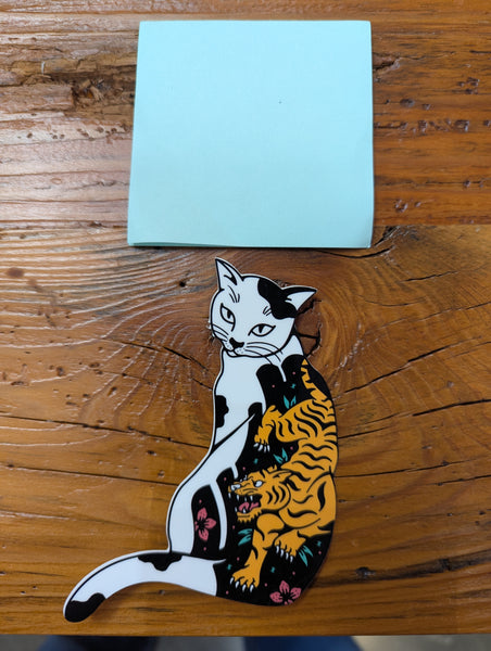 Bridge City Mat Cats Sticker