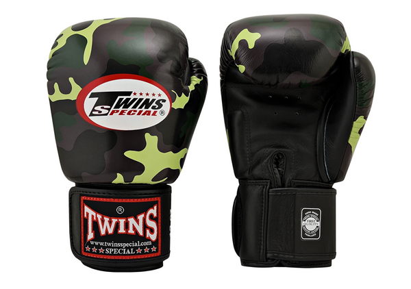 Twins Special Fancy BOXING GLOVES FBGVL3-AR GREEN