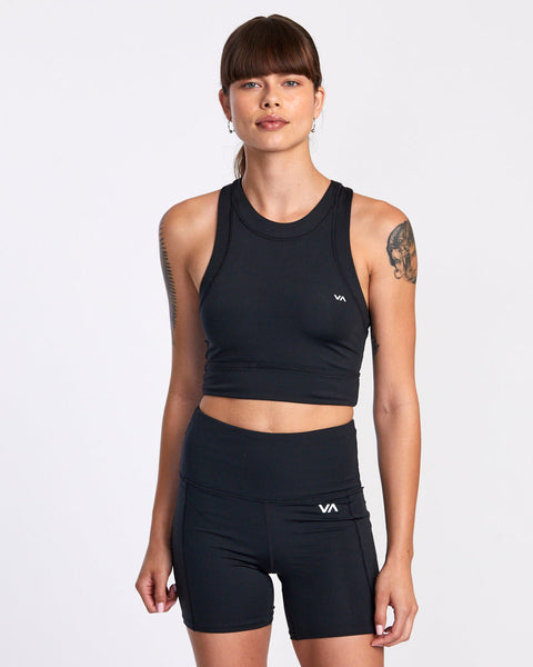 RVCA Ribbed Fitted Tank Top