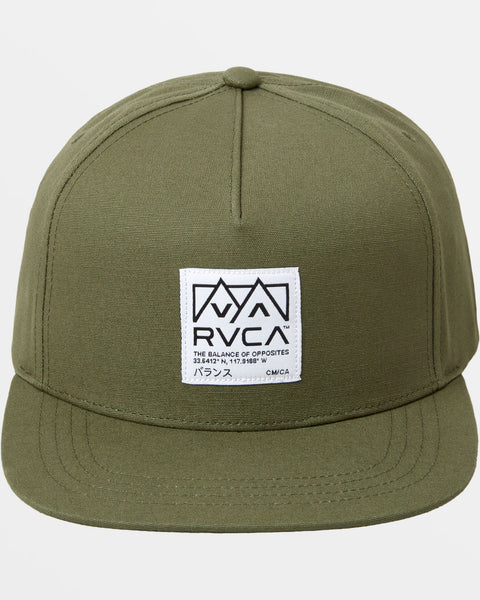 RVCA Peaks Snapback Hat