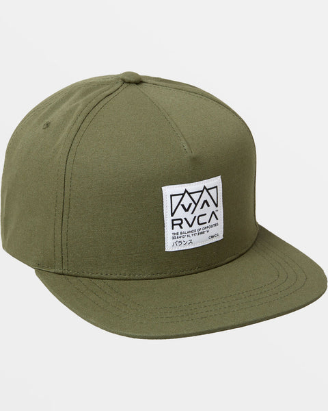 RVCA Peaks Snapback Hat