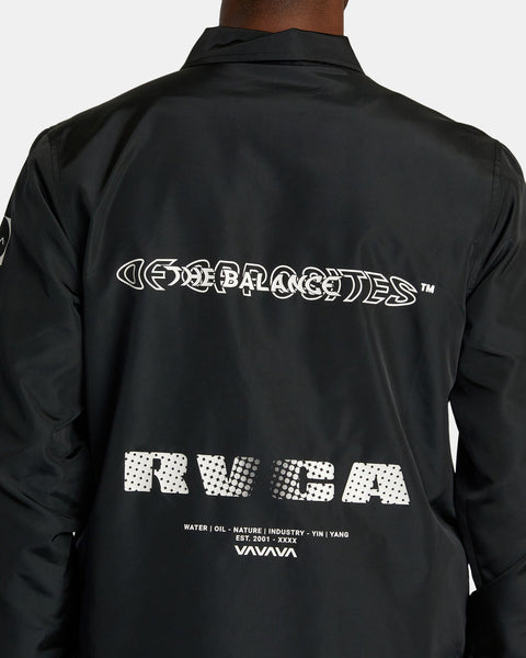 RVCA Radiate Windbreaker Coaches Jacket