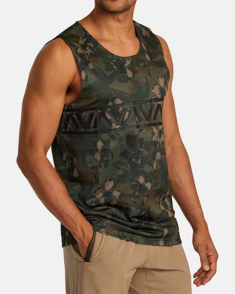 RVCA Hawaii Taro Mesh Tank Top