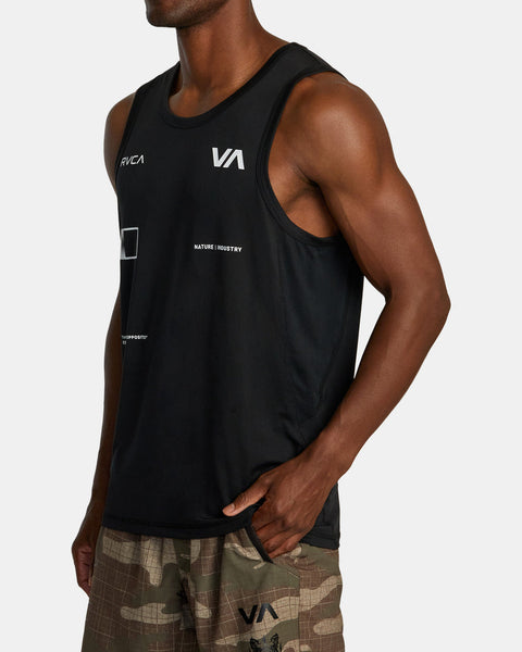 RVCA Radiate Sport Vent Tank Top